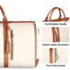 2024 Fashion Large PU Folding Suit Storage Bag Women High Capacity Luggage Handbag Travel Sport Outdoor Multi Function Organizer - Image 5