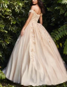 Appuliques Quinceanera Performance Floor Length Off Shoulder Princess Adult Graduation Party Evening Elegant Luxury Ball Gown - Image 4