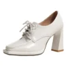Thick High Heel Fashion Big Size Women's Shoes 2023 Autumn New Vocational Shoes Ladies Mother Shoes Middle-aged Zapatos - Image 3