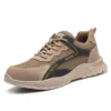 men's fashion breathable steel toe covers work shoes summer worker sneakers tooling safety boots designer security footwear mans - Image 3