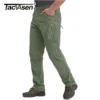 TACVASEN Summer Lightweight Trousers Mens Tactical Fishing Pants Outdoor Hiking Nylon Quick Dry Cargo Pants Casual Work Trousers - Image 6