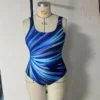 Plus Size Swimwear Women Colorful Striped Print One Piece Bikini Large Size Swimsuit 5XL Monokini Swimming Bathing Sets - Image 6
