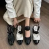 Women Shoes New 2023 Autumn Korean Style Rose High Heels Women Fashion Mixed Colors Mary Jane Shoes for Women Zapatos De Mujer - Image 2
