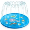 100cm Inflatable Water Spray Mat Children Game Play Summer Lawn Mats Kids Outdoor Splash Mat For Pool Games Toy Sprinkle Mat - Image 6