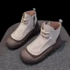 TUINANLE Women Platform Shoes High Top Casual Shoes Ladies Anti Slip Thick Sole Ankle Boots Retro Botas Zapatos Botas De Mujer - Image 2