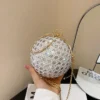 Sparkly Round Evening Purses for Women Shiny Diamonds Handbag Unusual Party Mini Small Bags Fashion Luxury Shoulder Bag Woman - Image 3