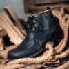 2022 Fashion Men's Shoes Basic Lace-up Vintage Baroque Boots Ankle boots Male Retro Casual Shoes Plus Size 39-48 Boots For Men - Image 2