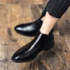 38~48 New Dress Office Shoes for Men Ankle Luxury Casual Designer Brand Outdoor Formal Leather Winter Combat Male Boots Sneakers - Image 4