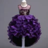 Girl's Luxury Birthday Wedding Ceremony Parties Princess Dresses Gala Elegant 2 4 To 12 14 15 Years Old Child Layered Ball Gown - Image 2