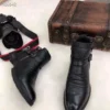 Italian Zipper Martini Boots Italienische Martini-Stiefel mit handgeprägtem Reißverschluss - Image 3
