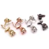 Luxury High Quality CT Leopard Head Four Colors Cuff Links Detail Business Suit Shirts CuffLinks Classic Buttons Box Set - Image 2