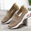 2024 New Women Vulcanized Shoes High Quality Casual Sneakers Slip On Flats Loafers Canvas Shoes Nurse Office Shoes - Image 3