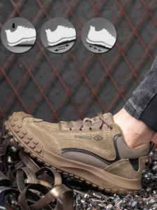 Wear-resisting Work Shoes Fashion Men Safety Shoes New Designer Protective Shoes Indestructible Puncture-Proof Security Boots - Image 5