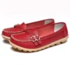 Spring Autumn New Work Shoes Oxford Soft Sole Flats Women's Casual Belt Buckle Women Peas Shoes Comfort Plus Size Women Loafers - Image 6