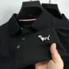 Luxury Men's Spring and Autumn Pure Cotton Business Casual Long-sleeved High-quality Puppy Embroidered Lapel POLO Shirt T-shirt