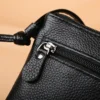 New Women Purses Crocodile Pattern Genuine Leather Shoulder Strap Bag Mobile Phone Big Card Holders Wallet Handbag Pockets - Image 6