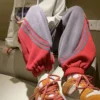 Men'S Sweatpants Straight Contrast Color Casual Striped Cotton Loose Trousers Hip-Hop Fashion Stretch Mens Clothes Winter Pants - Image 4