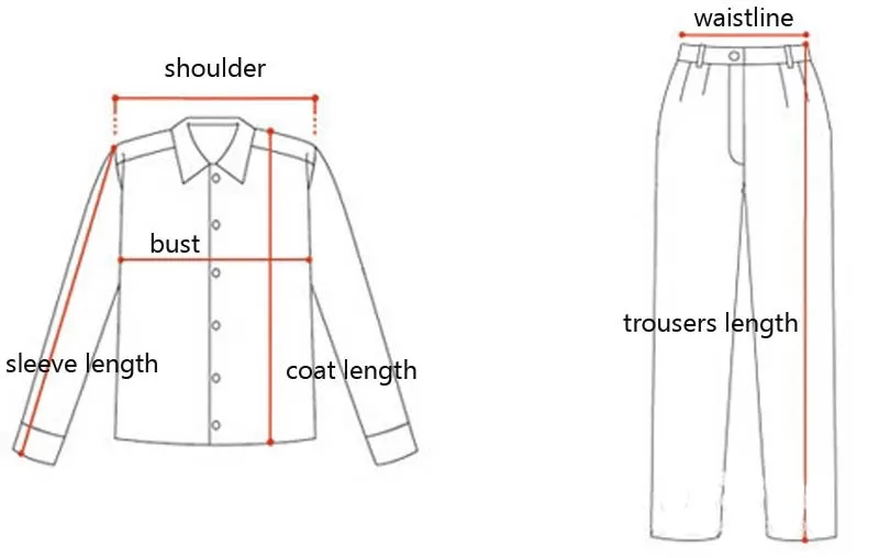 SIZE MEASUREMENT SUIT