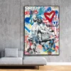 Banksy Graffiti Pop Art Canvas Painting Nordic Wall Art Pictures For Modern Living Room Abstract Cuadros Decor Aesthetic - Image 4