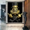 Modern Gold Mcduck Dollar Poster Wall Art Cartoon Duck Image Luxurious Prints Painting for Living Room and Home Decoration Gifts - Image 4