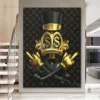 Modern Gold Mcduck Dollar Poster Wall Art Cartoon Duck Image Luxurious Prints Painting for Living Room and Home Decoration Gifts - Image 2