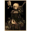 Game Nier Automata Poster Vintage Kraft Paper High Quality Home Room Cartoon Art Print Wall Sticker Decoration Painting - Image 5