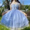 Kawaii Japanese Sweet Lolita Style Soft Girly Dress Vintage Square Collar Cartoon Cute Bow Sleeveless Ruffles Plaid JSK Dresses - Image 5