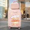 Vintage Travel Suitcases Set 22" 24 Inch Cabin Suitcase Rolling Luggage Pink Cartoon Valise Trolley With Wheels Case Customized - Image 4