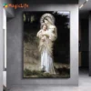 Innocence Virgin Mary Art Poster And Prints Guardian Angel Morden Wall Art Canvas Painting For Living Room Decoration Unframed - Image 2