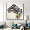 Graffiti Art Gamepad Canvas Art Posters and Print Abstract Game Handle Canvas Paintings on The Wall for Kid's Room Decor Picture - Image 4