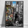 Banksy Art Canvas Posters and Prints Funny Monkeys Graffiti Street Art Wall Pictures for Home Living Room Decor No Frame - Image 3