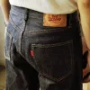 Red Tornado 55501 Men's Jeans 14oz Raw Red Line Selvedge Denim Pants - Image 4
