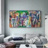 Abstract City Oil Painting Posters and Prints Manhattan Panorama Wall Decor Pictures for Living Room Home Decor - Image 4