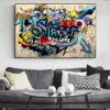 Artwork Graffiti Art Street Pop Posters Canvas Painting Posters and Prints Cuadros Living Room Home Decoration Wall Art - Image 2