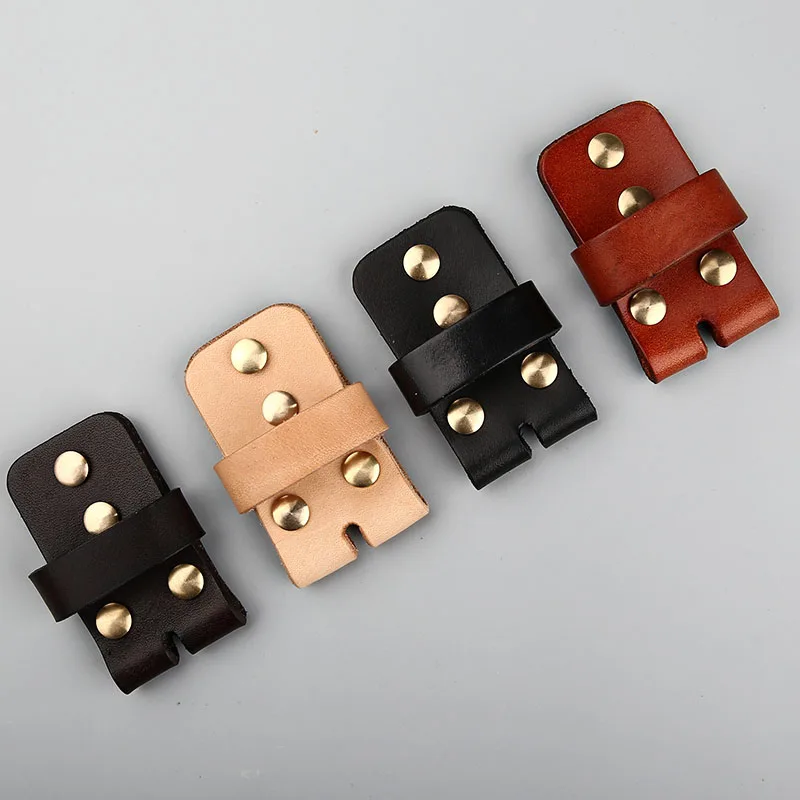 Connection Leather Men's Belt Pin Buckles Solid Brass Belts Buckle With Rivet DIY Craft Decor Belt Accessories