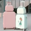 Vintage Travel Suitcases Set 22" 24 Inch Cabin Suitcase Rolling Luggage Pink Cartoon Valise Trolley With Wheels Case Customized - Image 5