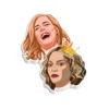 Famous Celebrity Character Flat Resin Printed Beyonce for Home Decoration Accessories DIY Bow Center Earring 30pcs - Image 5