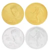 American rock star Elvis Presley 1935-1977 The King of N Rock Roll Gold Art Commemorative Coin Gift - Image 4