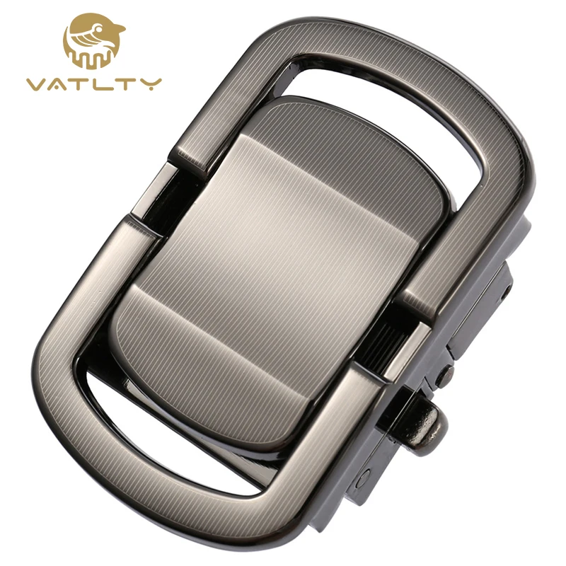 VATLTY New Fashion Belt Buckle for Men Hard Zinc Alloy Automatic Buckle Business Suit 36cm Trousers Belt Buckle Gifts Male