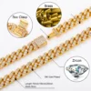 6mm 8mm Width Fashion Miami Cuban Chain Necklace For Women Men's Hip Hop Jewelry Copper Cubic Zirconia Bling Charm Chains - Image 5