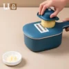 youpin Jordan&Judy Multi-functional Vegetable Cutter Manual Slicer Potato Grater Carrots With Food Storage Box For smart Kitchen - Image 2