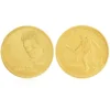 American rock star Elvis Presley 1935-1977 The King of N Rock Roll Gold Art Commemorative Coin Gift - Image 6