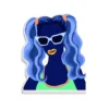 Famous Celebrity Character Flat Resin Printed Beyonce for Home Decoration Accessories DIY Bow Center Earring 30pcs - Image 4