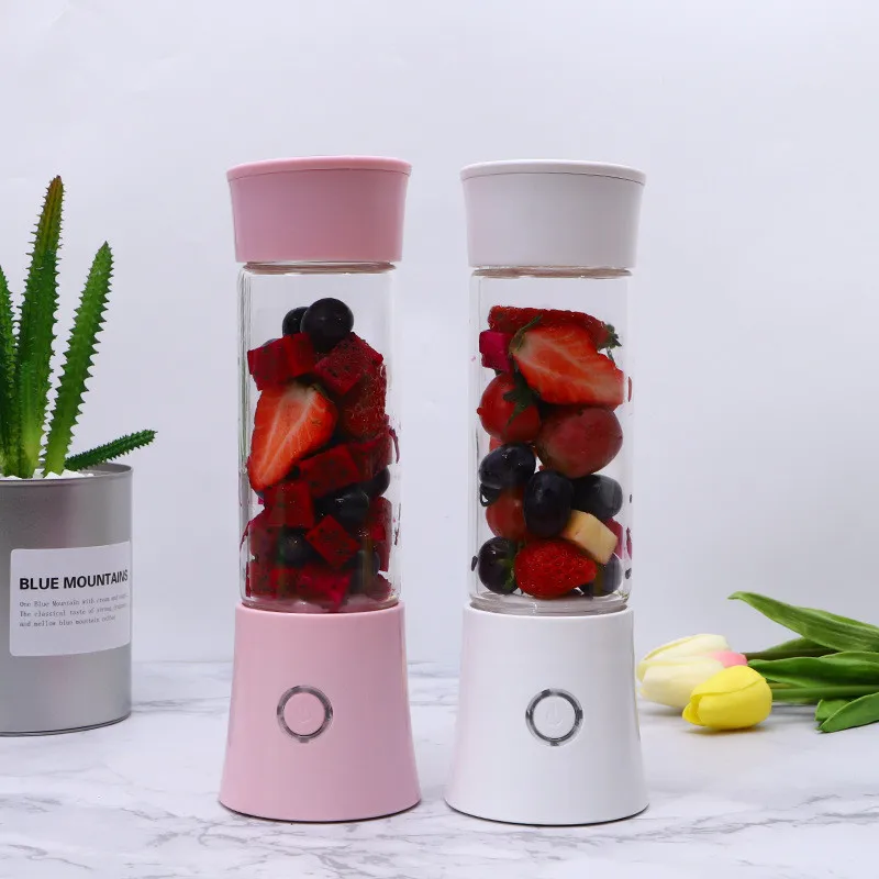 Juicer Multipurpose USB Charging Portable Blender 6 Blades Juicer Extractor Mode Small Household low noise Food sharp Cut Mixer