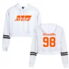 Korean Team ATEEZ KPOP Crop Top Hoodie Harajuku Cropped Sweatshirt Streetwear Hip Hop Long Sleeves Pullover Tops Sudaderas Mujer - Image 6