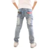 Boy's jeans, Children's clothing boys jeans spring and autumn splash-ink children pants 3 4 5 6 7 8 9 10 11 12 13 14 years old - Image 6