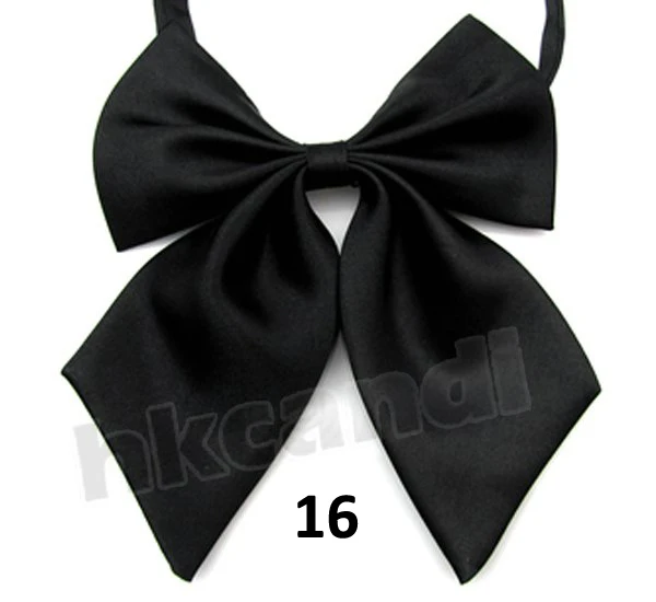black Bow Tie Solid Clothing & Accessories bowtie Adjustable polyester Fashion Tuxedo butterflies Neckwear