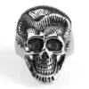 Stainless steel ring Titanium steel elvis Presley Men's skull ring - Image 4