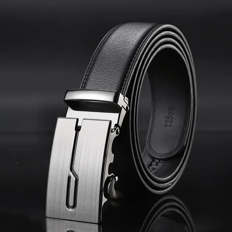 Mens belt automatic buck business belt for men Size 110-130CM