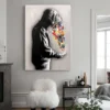 Graffiti Hoodie Boy Drawing Street Art Canvas Print Painting Abstract Wall Picture Living Room Home Decoration Poster - Image 4